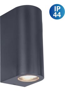 N&auml;ve N&Auml;VE Au&szlig;en-Wandleuchte "Alecto", schwarz, 1, H: 15,5cm, 1 Stk., Leuchten, zylindrische Form, schwarz, 2 x GU10 excl. Leuchtmittel, H: 15,5cm, Au&szlig;en-Wandleuchte