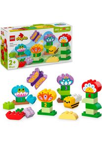 Konstruktionsspielsteine Lego "Kreativer Blumengarten (10444), Lego DUPLO Town", bunt, Spielbausteine, Kinder, Kunststoff, Konstruktionsspielsteine, Made in Europe