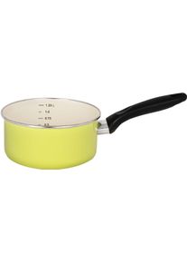 Kr&uuml;ger Kasserolle KR&Uuml;GER "Juist", gr&uuml;n (pastell, gr&uuml;n), B:16cm H:8cm L:33cm &Oslash;:16cm, T&ouml;pfe, Kasserolle, &Oslash; 16 cm, Induktion