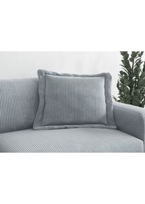 Sofakissen Trendmanufaktur "Bourbon", grau, B:70cm H:12cm T:70cm, Stoff, Polsterauflagen, Sofakissen, modernes Flatkissen 70x70 cm, in trendigem Cord erh&auml;ltlich, universal