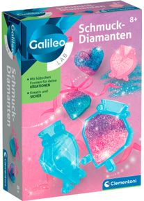 Experimentierkasten Clementoni "Galileo Lab, Schmuck-Diamanten", pink (wei&szlig;, neutral), Experimentierk&auml;sten, Kinder, Experimentierkasten