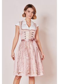 Kr&uuml;ger Dirndl KR&Uuml;GER "Dirndl Springflower (60cm)", Damen, Gr. 38, rosa, Kleider Dirndl