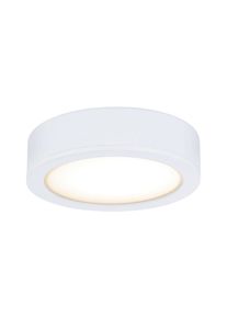 Paulmann Unterschrankleuchte "Clever Connect Spot Disc 2,1W 2700-6500K 12V Chrom matt/Kunststoff", wei&szlig;, 1, &Oslash; 6,5cm H: 1,7cm, 1 Stk., Leuchten, tunable White, Unterschrankleuchte