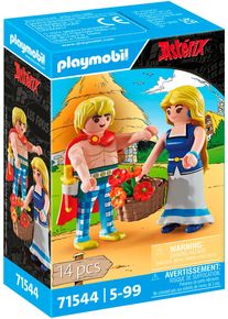 Konstruktions-Spielset Playmobil "Tragicomix und Falbala (71544), Asterix", bunt, Spielbausteine, Kinder, Kunststoff, Konstruktions-Spielset, Made in Europe