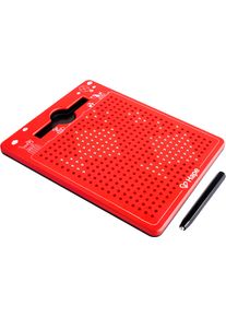 Magnettafel HAPE, rot, Tafeln, Kinder, B/H/L: 22cm x 18cm, Kunststoff, Metall, Magnettafel, B:22cm H:18cm T:2cm