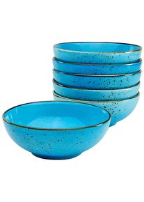 M&uuml;slischale Creatable "NATURE COLLECTION", blau (mittelblau), &Oslash;:16,5cm, Steinzeug, Sch&uuml;sseln, M&uuml;slischale, Salatschale, Snackschale, &Oslash; 16,5 cm
