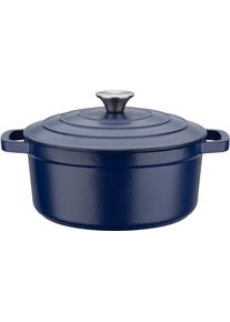 Kochtopf GSW "Blue Magic", blau, H:9,6cm &Oslash;:20cm, T&ouml;pfe, Kochtopf, Induktion