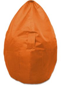 Sitzsack Kinzler "Kimi small", orange (terra), B:65cm H:110cm, Polyester, Sitzs&auml;cke, Sitzsack, Uni Farben, mit Taschen & Tragegriff, Outdoor geeignet, Kinderzimmer