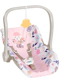 Puppen Autositz Baby Born "Babyschale Blumen", rosa, Puppenausstattungen, Kinder, Kunststoff, Puppen Autositz