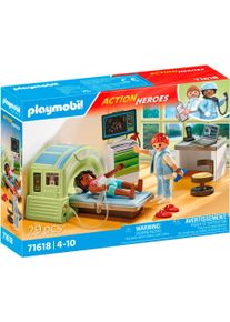 Konstruktions-Spielset Playmobil "MRT mit Patient (71618), Action Heroes", bunt, Spielbausteine, Kinder, Kunststoff, Konstruktions-Spielset, Made in Europe