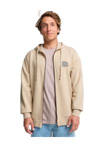 Hoodie Billabong "Foundation", Herren, Gr. S, beige (braun), Obermaterial: 55% Baumwolle, 25% Baumwolle, 20% Polyester., Sweatshirts Hoodie
