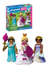 Konstruktions-Spielset Playmobil "Drei Prinzessinnen (72055), Princess", bunt, Spielbausteine, Kinder, Kunststoff, Konstruktions-Spielset, Made in Europe