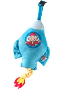 Spieluhr Heunec "Sandmann Musik-Rakete", blau, Spieluhren, BabyB:13cm H:20cm, Pl&uuml;sch, Spieluhr, B:13cm H:20cm