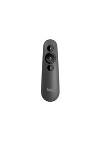 Logitech Presenter "R500", grau (schwarz), B:12,6cm H:20,8cm L:7cm, Fernbedienungen, Presenter