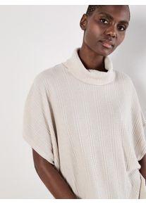 Fledermauspullover Apricot "Pullover", Damen, Gr. L (40), beige (creme), Strick, Obermaterial: 51% Viskose CV. 27% Polyester PES. 20% Nylon NY. 2% Elasthan EL., uni, normal, Fledermaus&auml;rmel, Pullover Fledermauspullover, mit Waffeloptik