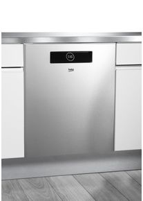 Beko Unterbaugeschirrsp&uuml;ler "BDDN38450XD", Energieeffizienz: B, silber (edelstahl), B:59,8cm H:81,8cm T:57cm, Geschirrsp&uuml;ler, Hygienisch sauberes Geschirr mit der HygieneIntense-Funktion, Unterbaugeschirrsp&uuml;ler
