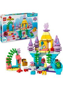Konstruktionsspielsteine Lego "Arielles magischer Unterwasserpalast (10435), Lego DUPLO Disney&trade;", bunt, Spielbausteine, Baby, Kunststoff, Konstruktionsspielsteine, Made in Europe