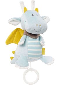 babyFEHN Spieluhr FEHN "Little Castle, Drache", blau, Spieluhren, BabyH:17cm, Pl&uuml;sch, Spieluhr, H:17cm