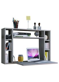 Schreibtisch Vcm "Holz H&auml;nge Schreibtisch Wandschreibtisch Wandila", grau, B:90cm T:20cm, Tische, Schreibtisch