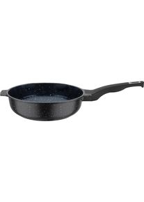 Schmorpfanne GSW "Titanium Granit Advanced", schwarz, H:7,5cm &Oslash;:24cm, Pfannen, Schmorpfanne, Schmorpfanne aus Aluminium-Guss mit Antihaft-Versiegelung