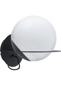 Eglo Wandleuchte "SABALETE", schwarz (schwarz, wei&szlig;), 1, H: 21cm, 1 Stk., Leuchten, Wandleuchte