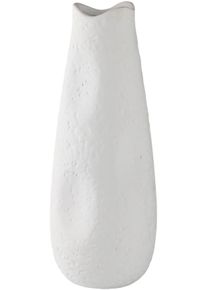 Dekovase AM Design "Tischvase aus Keramik", wei&szlig;, H:25cm &Oslash;:12cm, Keramik, Vasen, Dekovase, Keramikvase, Dekoobjekt, Blumenvase