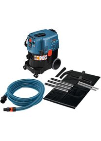 Bosch Professional Nass-Trocken-Sauger "GAS 35 M AFC", blau (blau, schwarz), B:45cm H:57,5cm T:51,5cm, Mehrzwecksauger, Nass-Trocken-Sauger