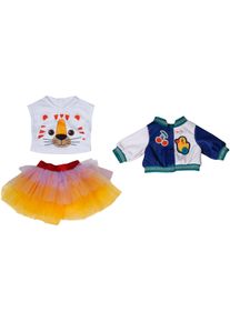 Puppenkleidung Baby Born "Tutu Outfit, 43 cm", bunt, Puppenkleidung, Baby, Puppenkleidung, mit Kleiderb&uuml;gel