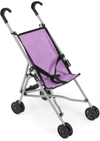 Bayer Chic 2000 Puppenbuggy CHIC2000 "Mini-Buggy", lila (melange lila), Puppenwagen, KinderB:28cm H:55cm T:51cm, Kunststoff, Polyester, Stahl, Puppenbuggy, B:28cm H:55cm T:51cm