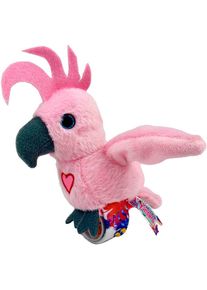 Pl&uuml;schfigur HAPPY YAPPERS "Happy Yappers, Kakadu", rosa (pink), Pl&uuml;schfiguren, Kinder, Polyester, Pl&uuml;schfigur