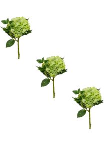 Kunstblume Creativ green "Hortensie", gr&uuml;n, H:46cm, Obermaterial: 80% Polyester, 20% Polyethylen, Kunstpflanzen, Kunstblume