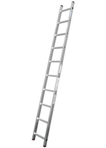 Anlegeleiter Krause "CORDA", silber (silberfarben), B:35cm H:280cm, Aluminium, Leitern, Anlegeleiter