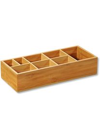 Organizer Kesper, braun, Bambus, Aufbewahrungsboxen, Organizer, Aufbewahrungsbox, FSC-zertifizierter Bambus