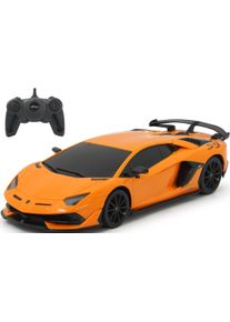 RC-Auto Jamara "Lamborghini Aventador SVJ 1:24 - 40 MHz, orange", orange, Fernlenkfahrzeuge, KinderB:10cm H:5cm T:21cm, Kunststoff, RC-Auto, B:10cm H:5cm T:21cm