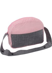 Bayer Chic 2000 Puppen Wickeltasche CHIC2000 "Jeans Grey", rosa (melange grau, rosa), Puppenausstattungen, KinderB:29cm H:22cm T:9cm, Polyester, Puppen Wickeltasche, B:29cm H:22cm T:9cm