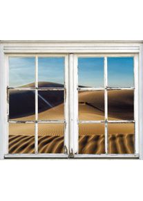 Wandsticker queence "W&uuml;ste", beige (natur), B:40cm H:60cm T:0,1cm, Wandtattoos, Wandsticker, Wandsticker, Wandbild, selbstklebend, Sand, W&uuml;ste