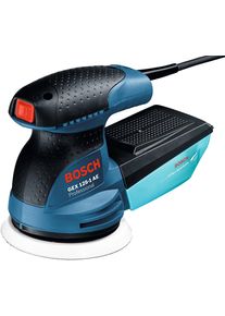 Exzenterschleifer Bosch Professional "GEX 125-1 AE", blau (blau, schwarz), B:12cm H:15cm L:22cm, Schleifmaschinen, Exzenterschleifer
