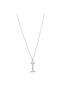 Kette mit Anh&auml;nger Smart Jewel "Kette Buchstabe I mit Zirkonia Steine, Silber 925", silber, Halsketten, Herren, Silber 925 (Sterlingsilber), Kette mit Anh&auml;nger