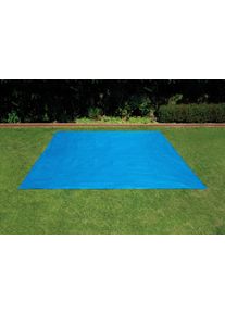 Bodenschutzplane Intex, blau, B:472cm L:472cm, Polyethylen (PE), Polyvinylchlorid (PVC), Planen, Bodenschutzplane, BxL: 472x472 cm