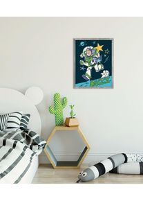Wandbild Komar "Disney and Pixar Toy Story Buzz", bunt (farbe bild(er): bunt), Disney, 1 Stk., Vlies, Bilder, Wandbild, 30 x 40 cm (Breite x H&ouml;he) - Kinderzimmer, Dekoration