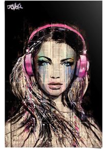 Poster Reinders "DJ Girl Loui Jover", bunt (farbe bild(er): mehrfarbig), B:61cm H:91,5cm, Papier, Bilder, Poster