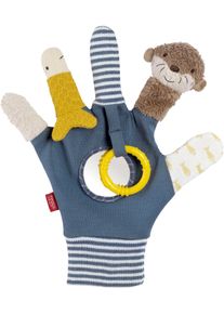 babyFEHN Greifspielzeug FEHN "Otter Theo, Spielhandschuh Otter", blau, Greifspielzeug, BabyB:25cm L:28cm, Greifspielzeug, B:25cm L:28cm