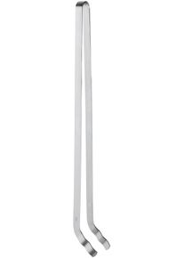 R&ouml;sle Kohlezange R&Ouml;SLE "25036", silber (silberfarben), B:5,8cm H:6cm L:50cm, Edelstahl, K&uuml;chenzangen, Kohlezange, Grillkohlezange zum Positionieren hei&szlig;er Holzkohle, Edelstahl