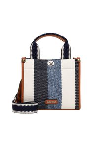 Emily & Noah Shopper EMILY & NOAH "Shopper E&N Jasmin", Damen, Gr. B/H/T: 23cm x 20cm x 10,5cm 0, blau (blau 500), Polyester, Taschen Shopper