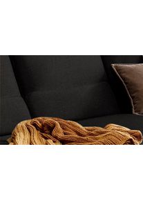Sofakissen W.Schillig "run", schwarz (midnight w82), B:82cm H:20cm T:8cm, Flachgewebe W82 Q2 (74% Polyacryl, 26% Polyester), Polsterauflagen, Sofakissen, Nierenkissen, Breite 82 cm
