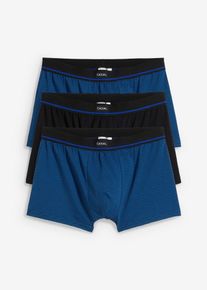 Boxer con cotone (pacco da 3), Blu, Taglia 7 (XL), bonprix