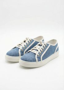 Sneaker effetto denim, Blu, Taglia 41, bonprix