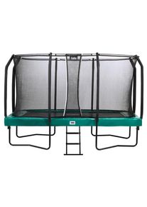 Salta , Gr&uuml;n , Metall , rechteckig , 244x427 cm , Spielwaren, Outdoorspielzeug, Trampoline