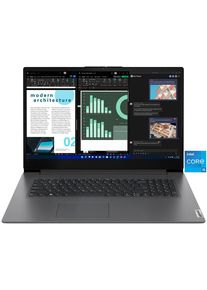 Lenovo Notebook "V17 G4 IRU", iron grau, 16 GB RAM 512 GB SSD, Core i5, Windows 11 Home, Notebooks, Notebook