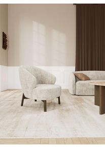 Polsterstuhl ACTONA GROUP "Relaxsessel, Polstersessel", beige, beige, B:77,5cm H:78cm T:78cm, Stoff, St&uuml;hle, Polsterstuhl, Stuhl, beige, 77.5x78x78cm